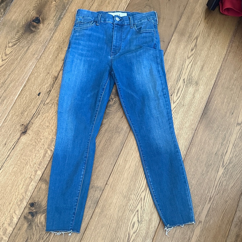 Frank & Eileen Classic Blue Cropped Jeans